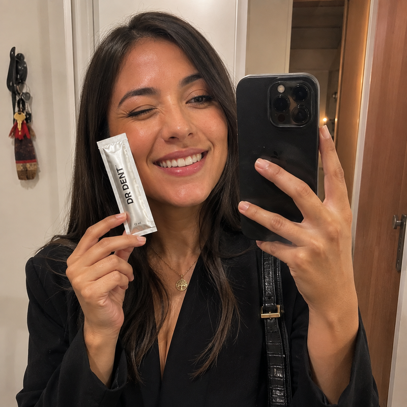Clienta DR DENT antes de salir
